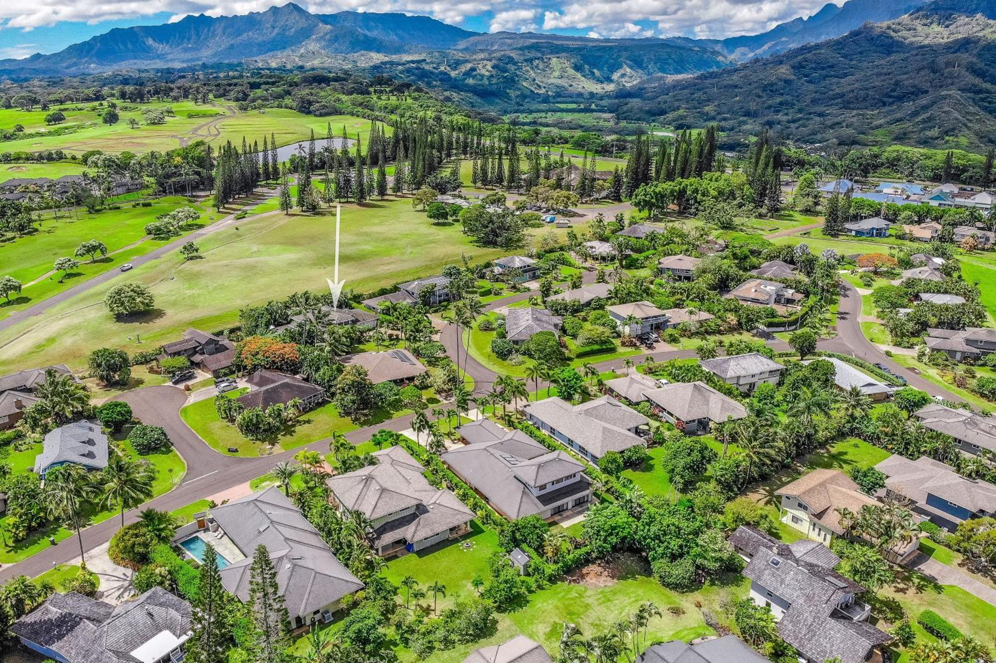 Blue Hawaii House Villa Princeville Bagian luar foto