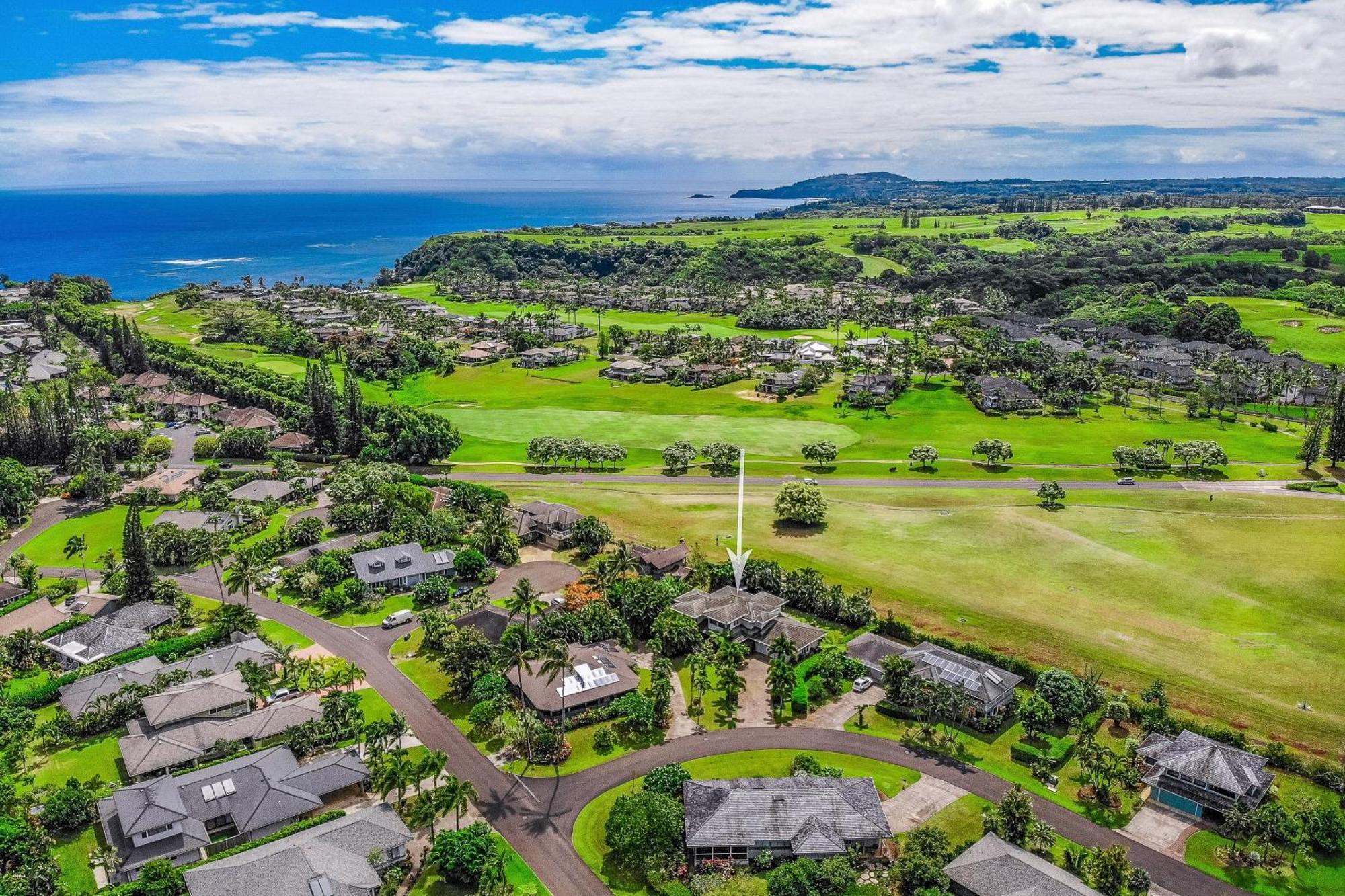 Blue Hawaii House Villa Princeville Bagian luar foto