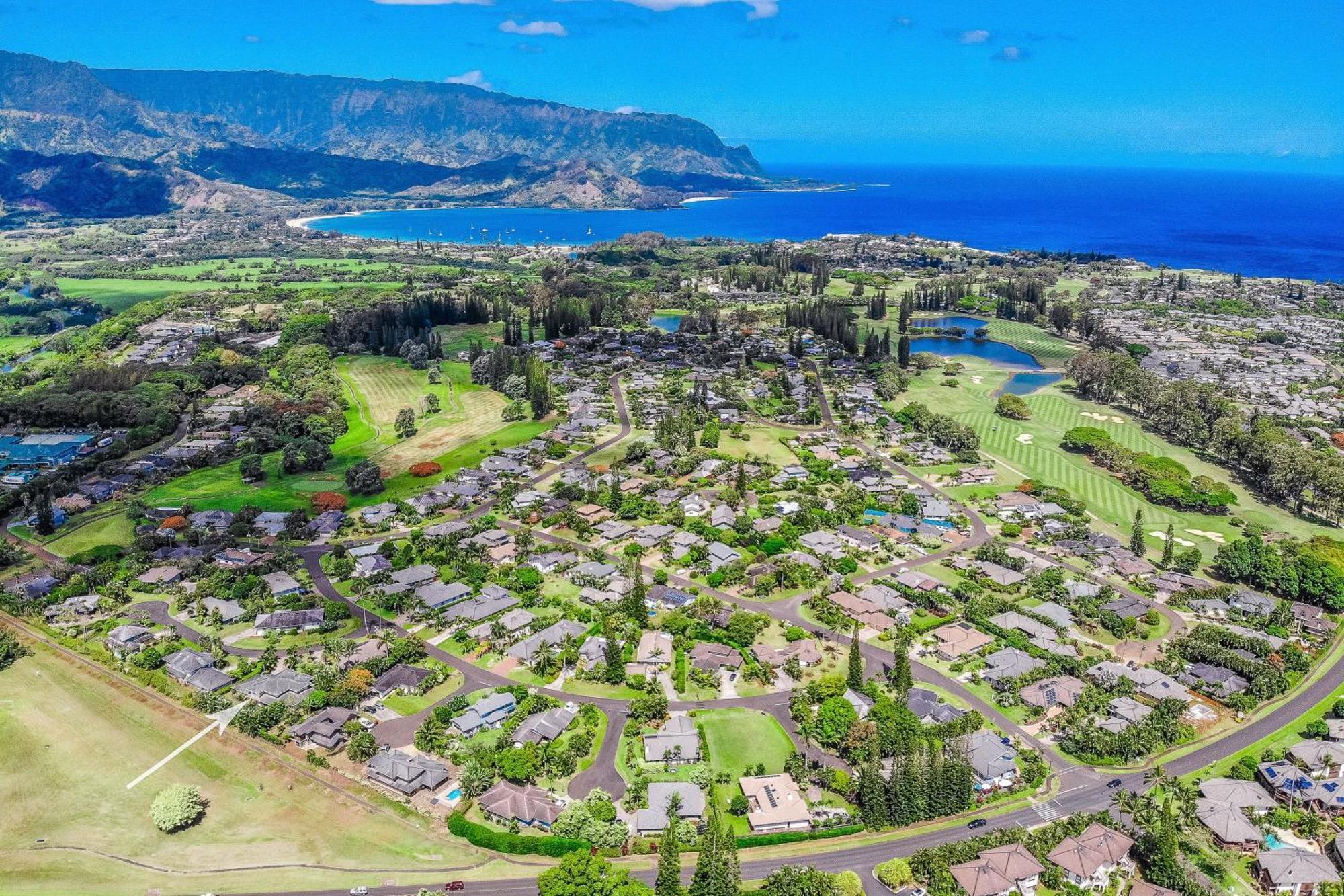 Blue Hawaii House Villa Princeville Bagian luar foto